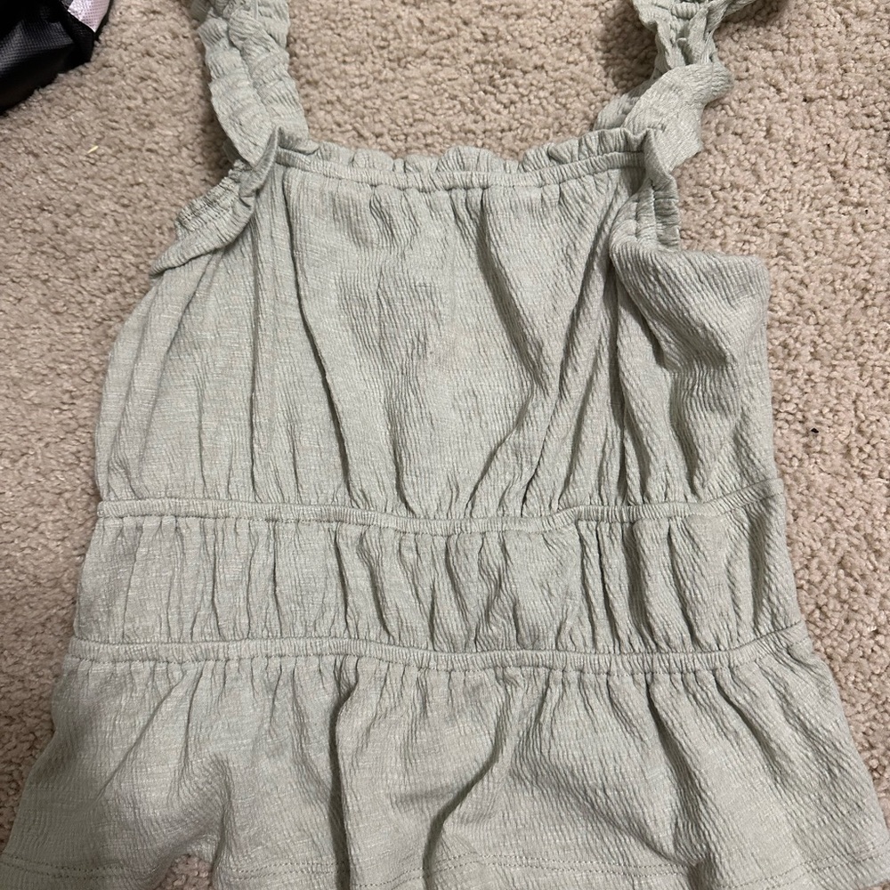 South Moon Under Light Green Tank Top